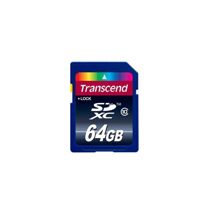 Карта памяти Transcend 64Gb SDXC class 10 (TS64GSDXC10)