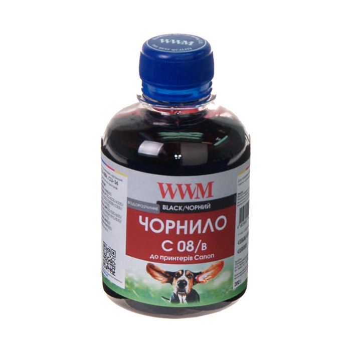 Чернила WWM CANON CLI-8Black (C08/b)