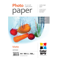 Фотобумага ColorWay A4 (ПМ108-100) (PM108100A4)
