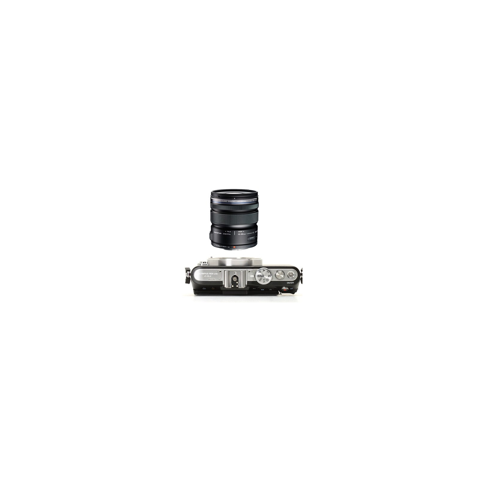 Цифровий фотоапарат Olympus PEN E-PL3 12-50 mm kit black/black (V20503FBE000) зображення 3
