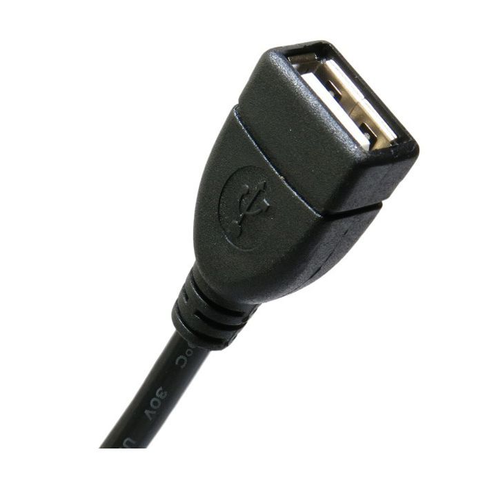 Дата кабель OTG USB 2.0 AF to Micro 5P 0.1m Extradigital (KBO1623) изображение 2