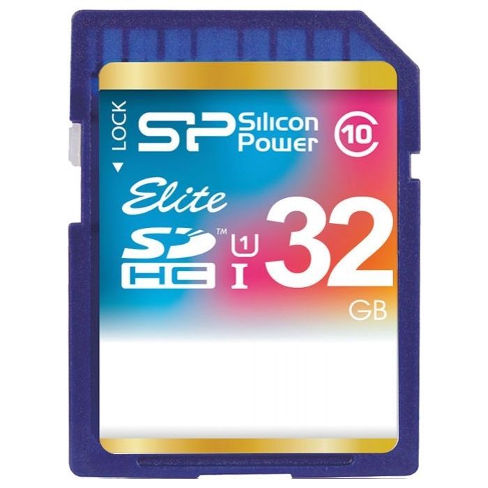Карта пам'яті Silicon Power 32Gb SDHC class 10 (SP032GBSDHAU1V10)