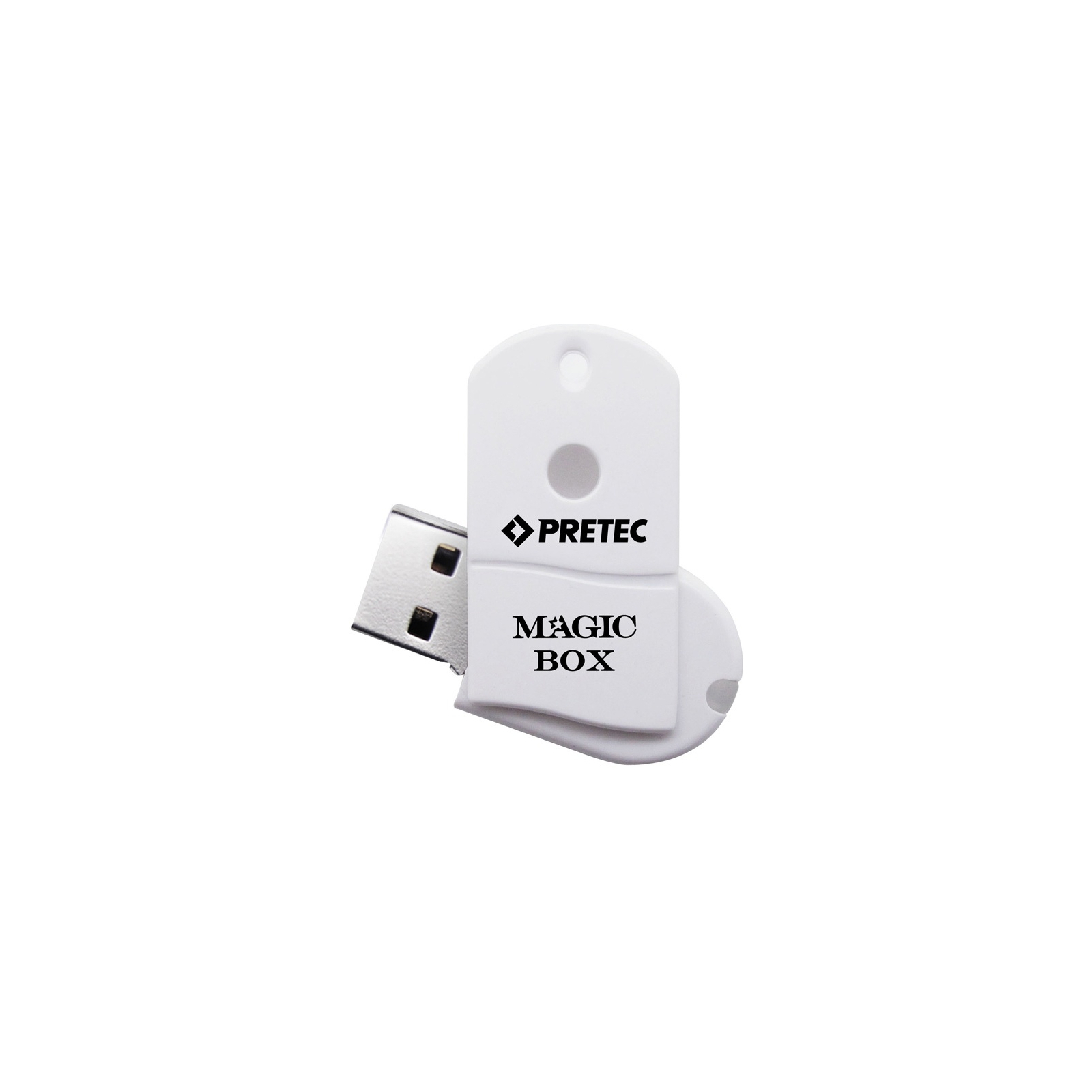 USB флеш накопитель Pretec 16GB i-Disk MAGICBOX White USB 2.0 (BOX16G-WV)