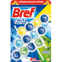 Туалетный блок Bref Сила Актив Триопак Чистая Свежесть 3х50 г (9000100948760)