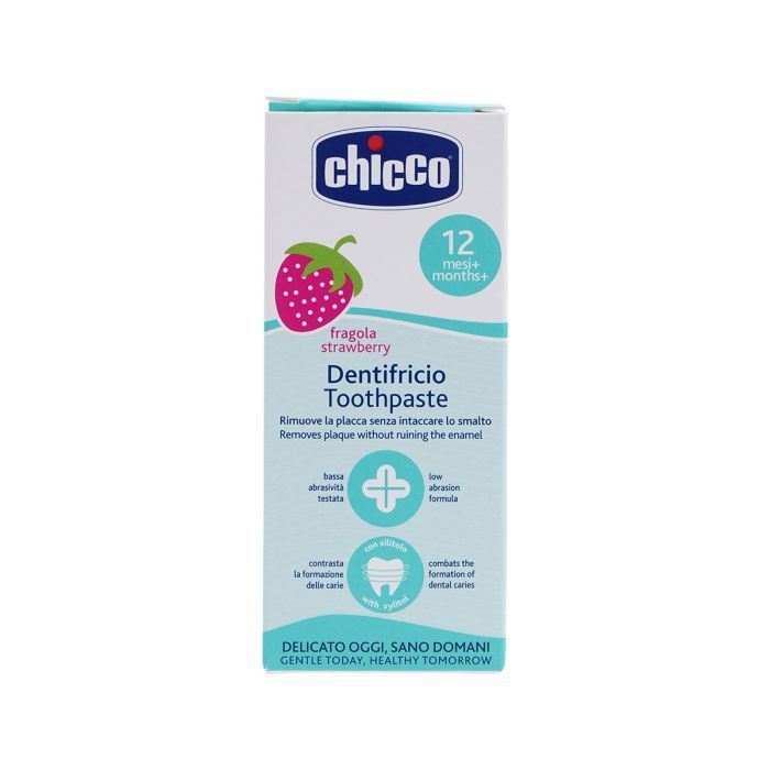 Дитяча зубна паста Chicco Клубника 50 мл (02321.10) зображення 2