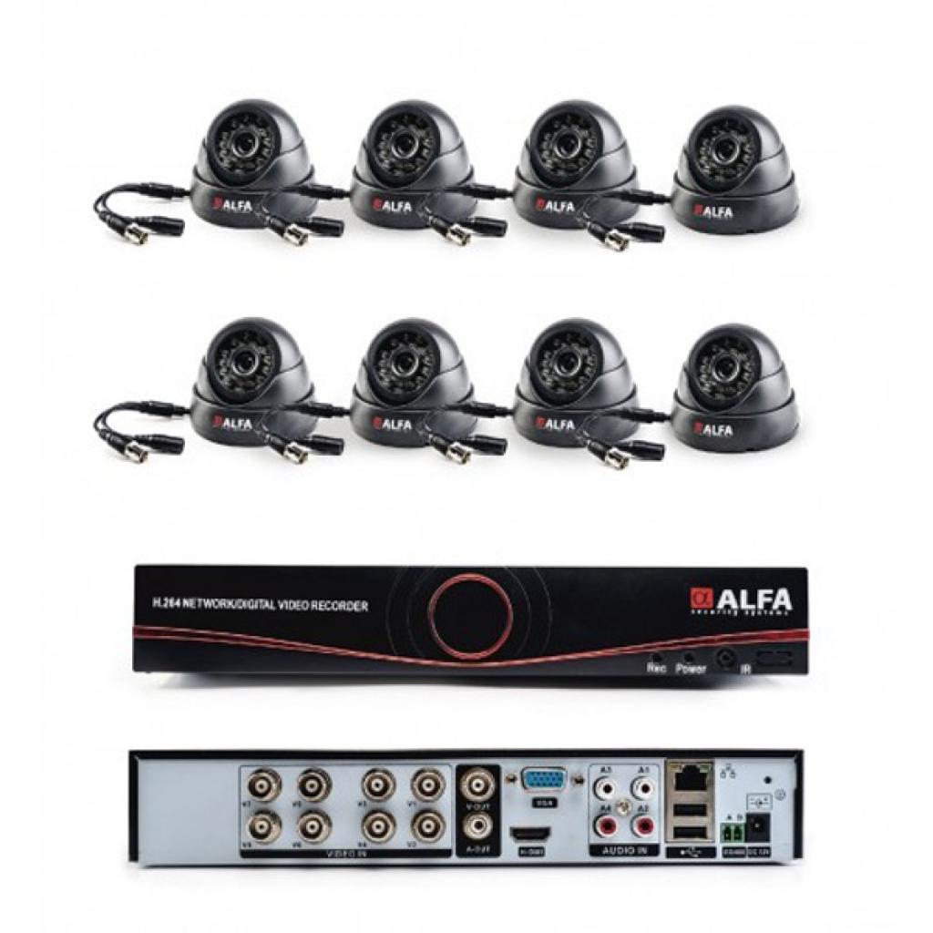 Комплект видеонаблюдения Alfa Indoors 8