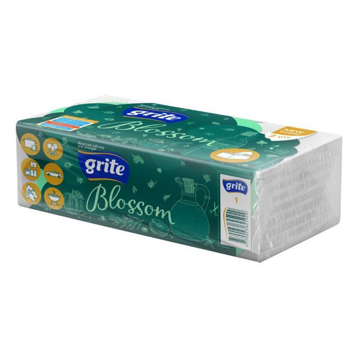 Бумажные полотенца Grite Blossom 2 слоя 120 листов (4770023625929/4770023346299)
