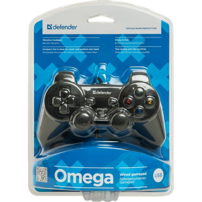 Геймпад Defender Omega USB (64247) изображение 3