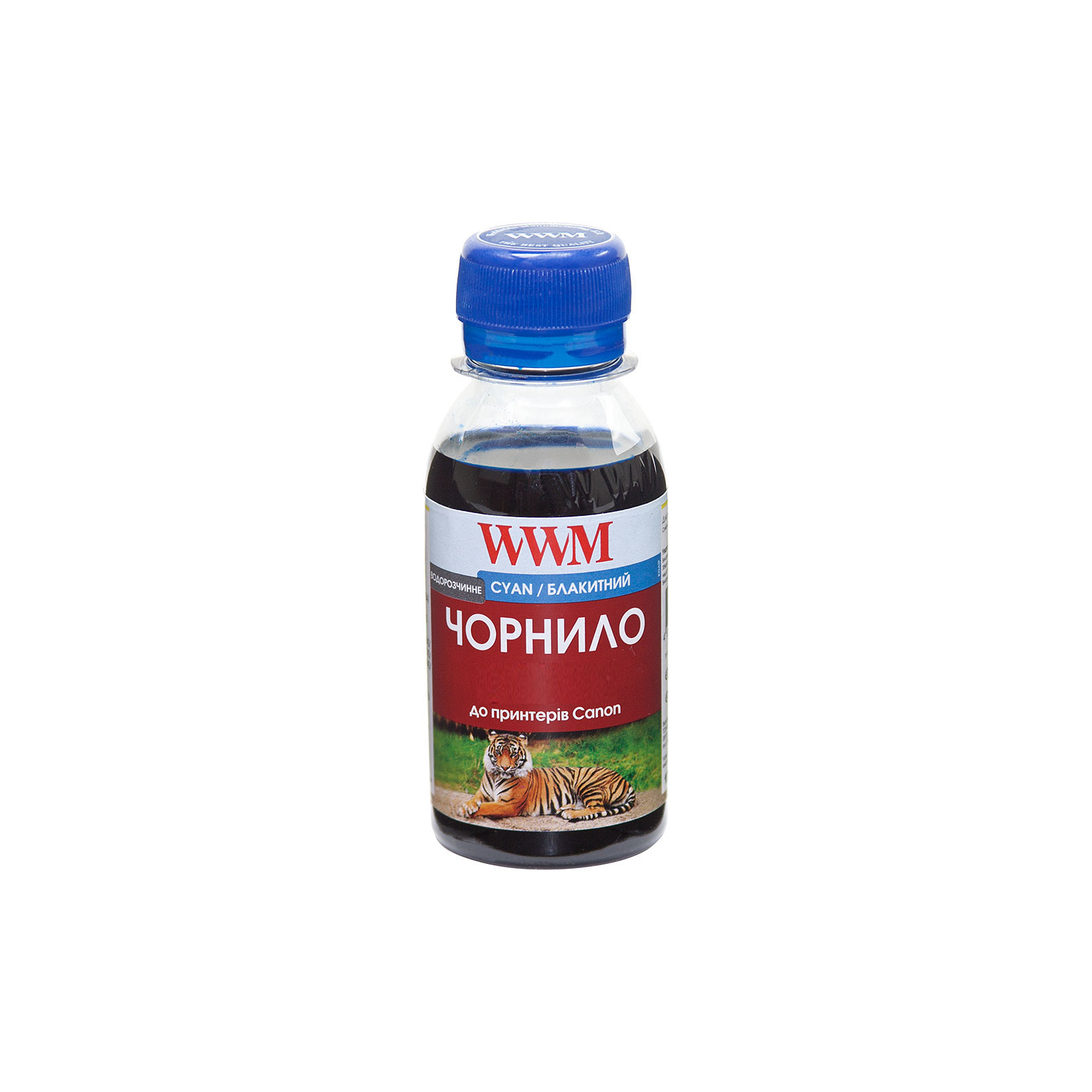 Чернила WWM Canon/HP/Lexmark 1000г Cyan Water-soluble (U06/C-4)