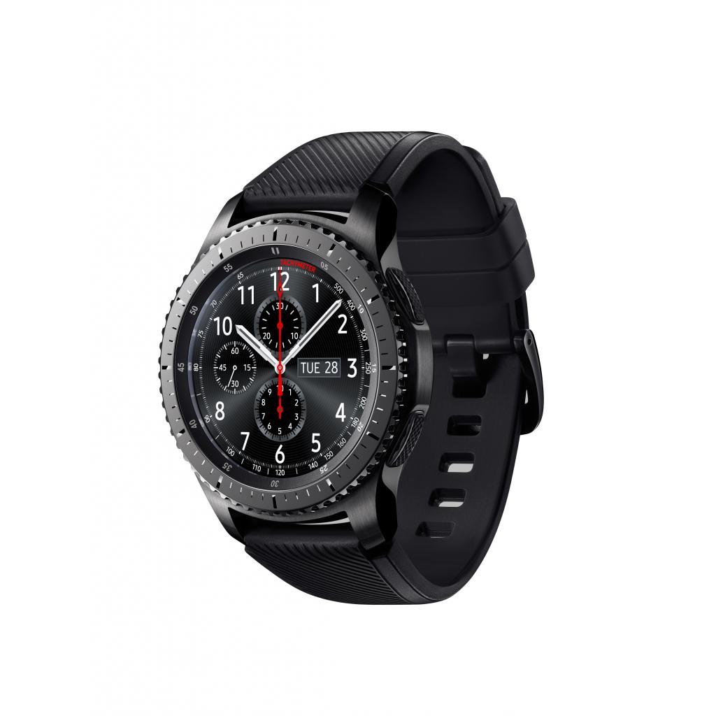 Смарт-часы Samsung SM-R760 (Gear S3 Frontier) Dark Grey (SM-R760NDAASEK) изображение 2