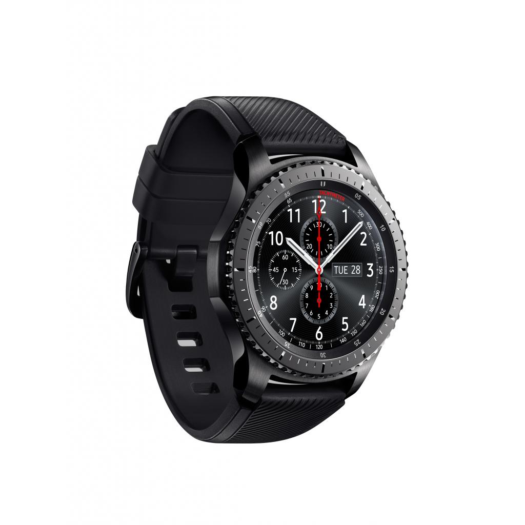 Смарт-часы Samsung SM-R760 (Gear S3 Frontier) Dark Grey (SM-R760NDAASEK) изображение 3