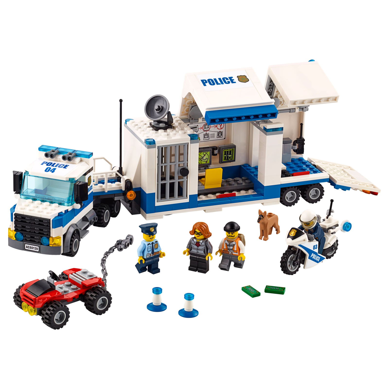 Конструктор LEGO City Мобильный командный центр 374 детали (60139) изображение 2