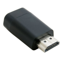 Photos - Cable (video, audio, USB) Extra Digital Перехідник HDMI to VGA Extradigital  KBH1688 (KBH1688)