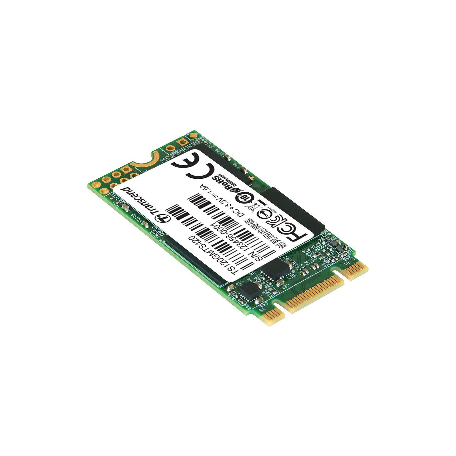 Накопичувач SSD M.2 2242 120GB Transcend (TS120GMTS420S) зображення 4