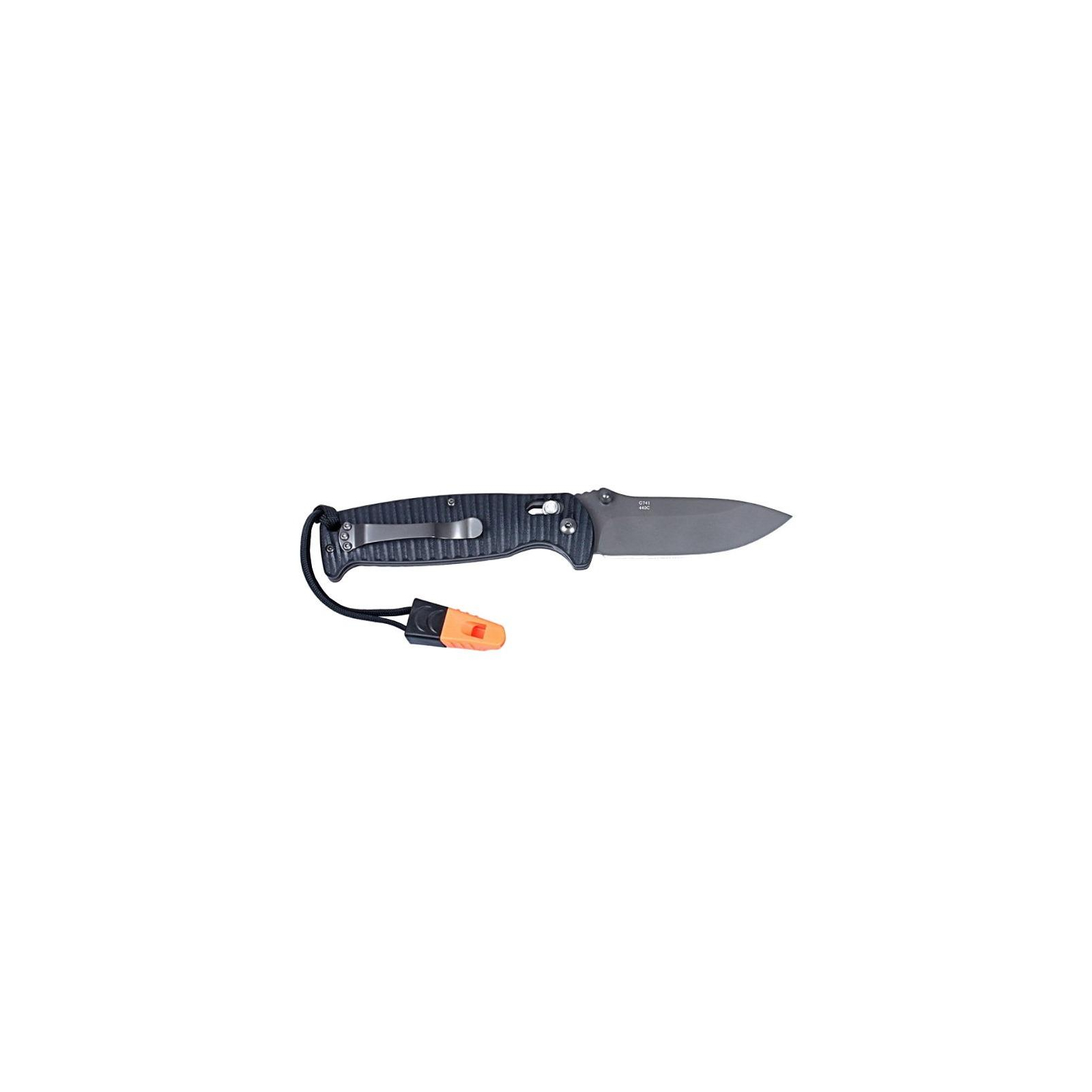 Нож Ganzo G7412P-WS черный (G7412P-BK-WS) изображение 2