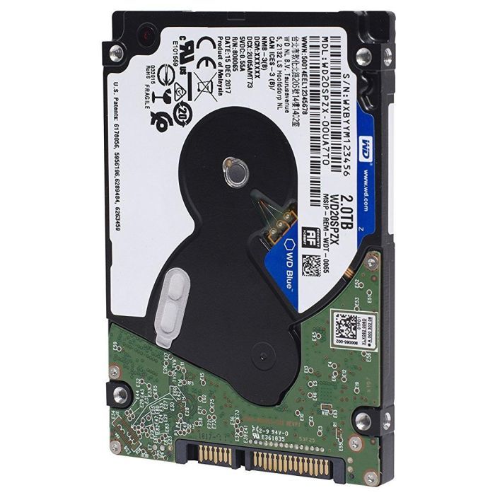Жесткий диск для ноутбука 2.5" 2TB WD (WD20SPZX) изображение 4