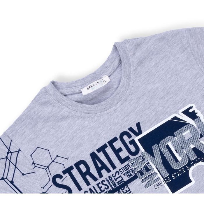 Футболка детская Breeze "STRATEGY" (10152-134B-gray) изображение 3