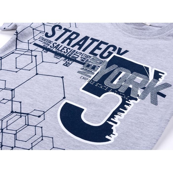Футболка детская Breeze "STRATEGY" (10152-134B-gray) изображение 4