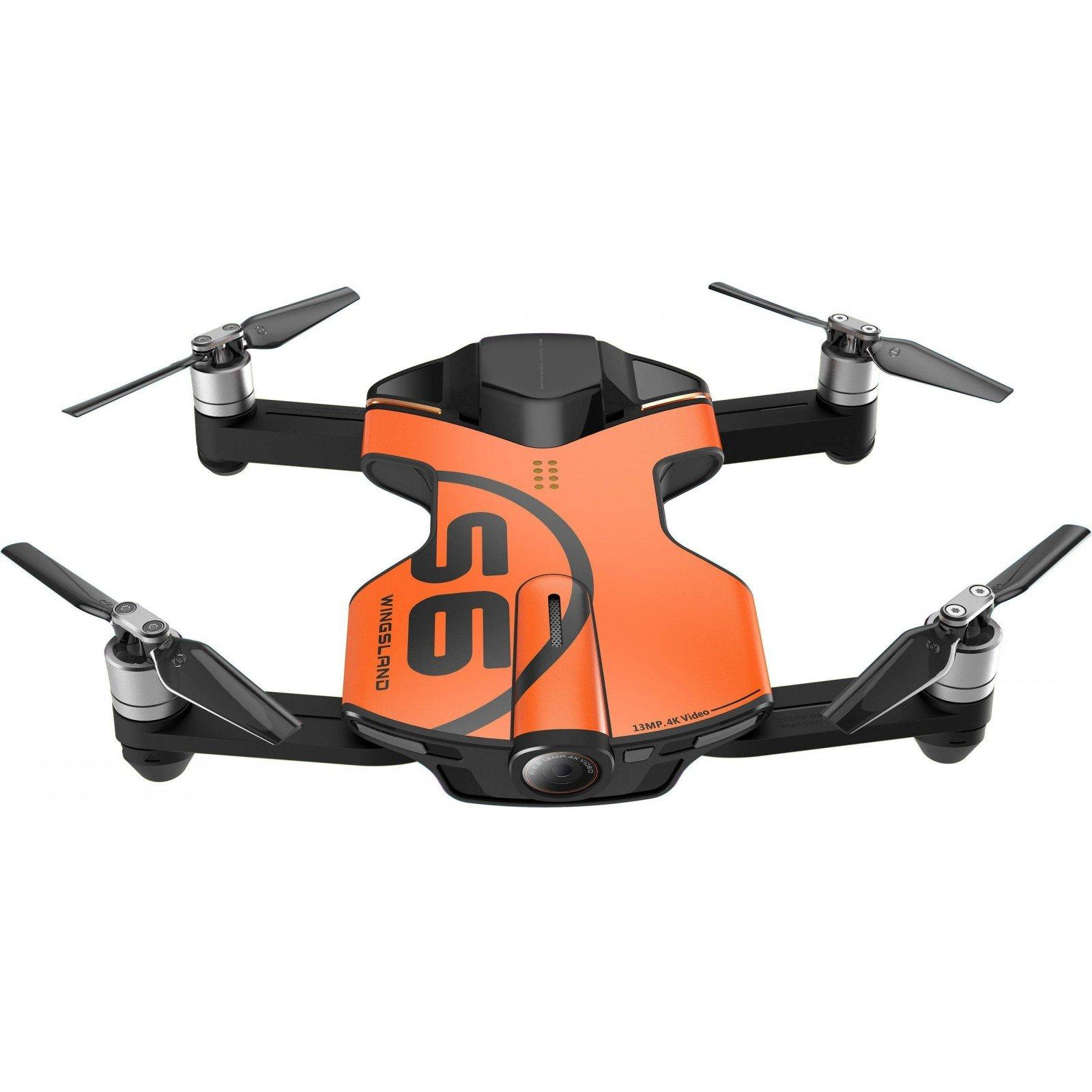 Квадрокоптер Wingsland S6 GPS 4K Pocket Drone (Orange) изображение 2
