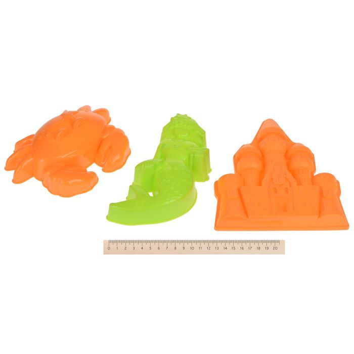 Игрушка для песка Same Toy 6 ед Ведерко розовое (976Ut-1) изображение 4