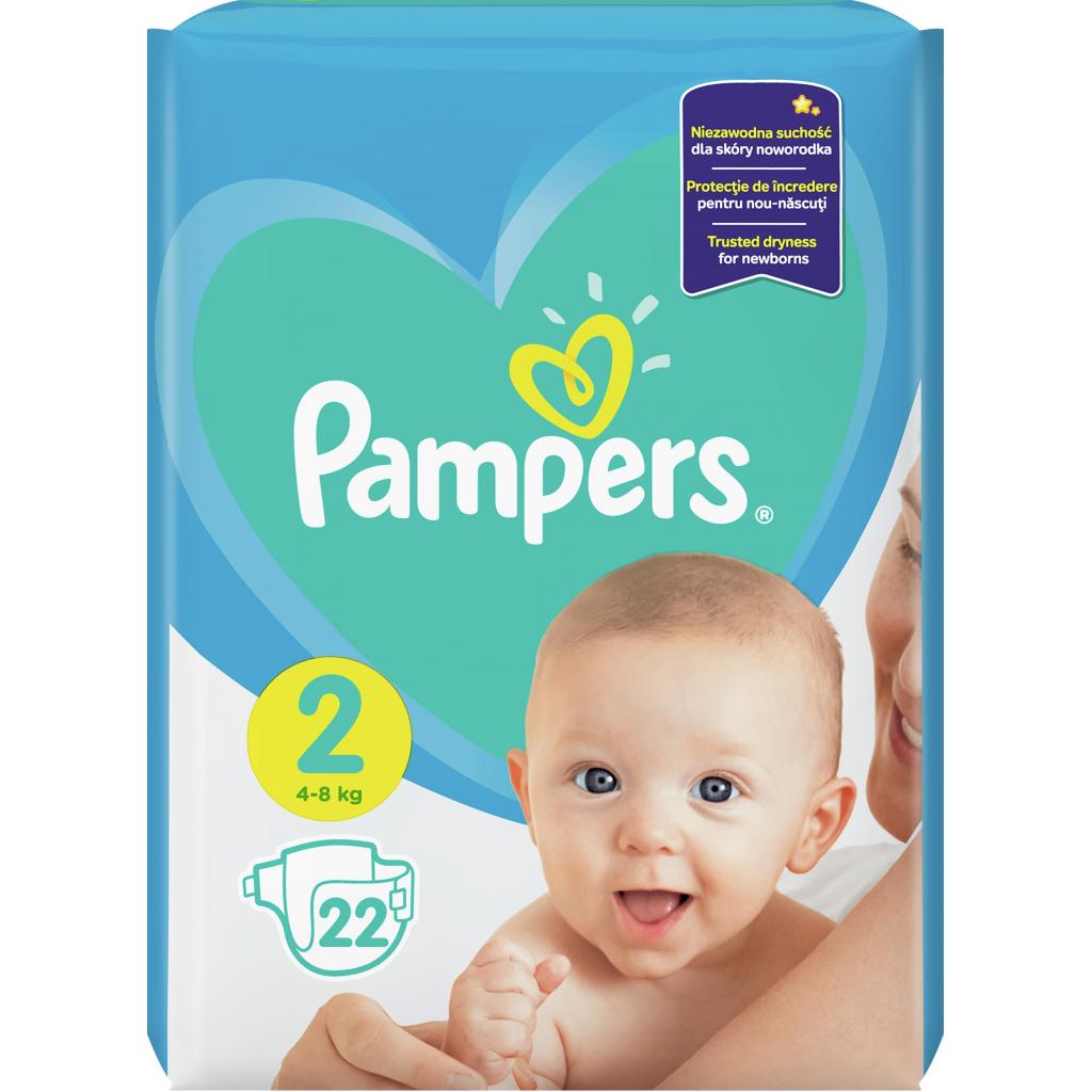 Подгузники Pampers New Baby Mini Размер 2 (4-8 кг), 22 шт. (8001090909800)