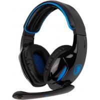 Наушники Sades SNUK Black/Blue (SA902-B-BL)
