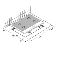Варочная поверхность Beko HILG64225SBG изображение 2