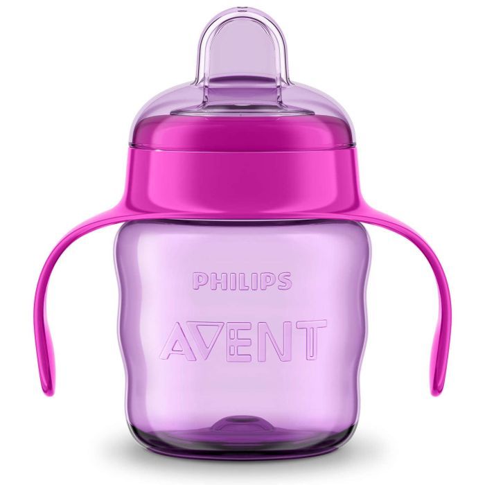 Поїльник-непроливайка Philips AVENT з м'яким носиком 200 мл блакитний, 6 міс+ (SCF551/05) зображення 2