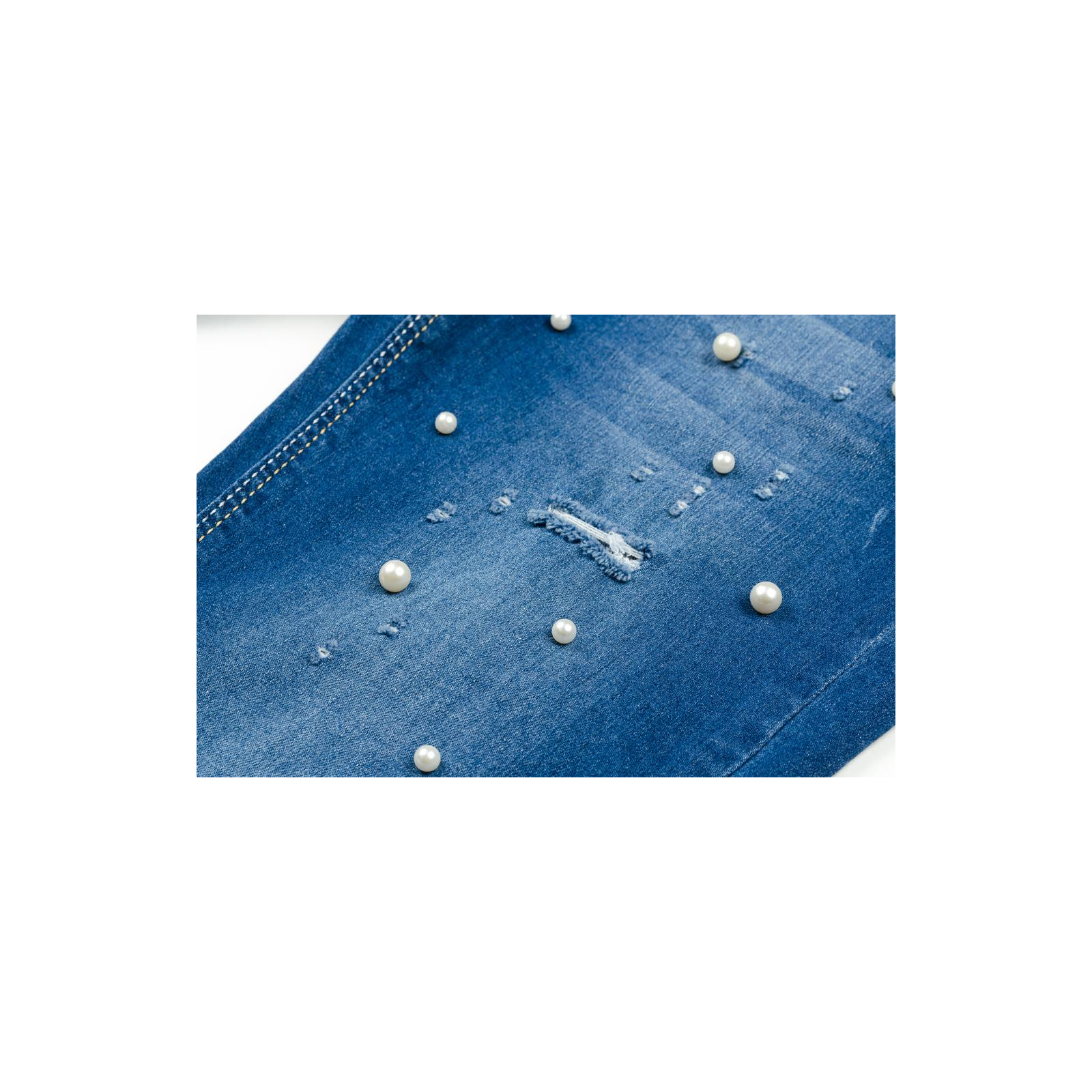 Штани дитячі Breeze з перлинками (20126-152G-blue) зображення 5