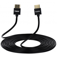 Photos - Cable (video, audio, USB) 2E Кабель мультимедійний HDMI to HDMI 3.0m 2.0 Slim black   (2EW-1119-3m)