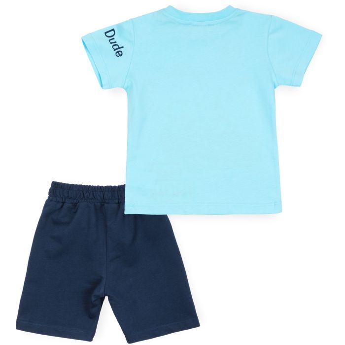 Набір дитячого одягу Breeze з ведмедиком в машинці (12144-104B-blue) зображення 2