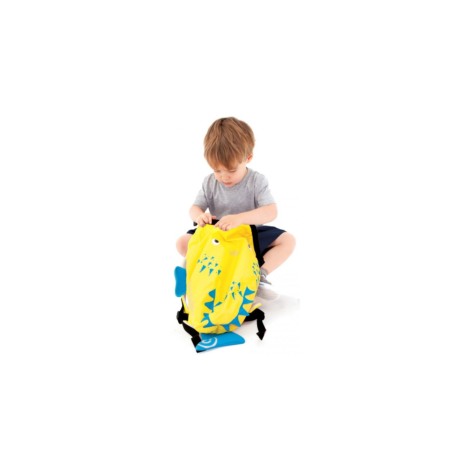 Рюкзак дитячий Trunki PaddlePak Рибка Жовтий (0111-GB01-NP) зображення 5