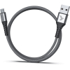 Дата кабель USB 2.0 AM to Micro 5P 1.0m Flex Gray Pixus (4897058531145) зображення 2