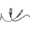Дата кабель USB 2.0 AM to Micro 5P 1.0m Flex Gray Pixus (4897058531145) изображение 4
