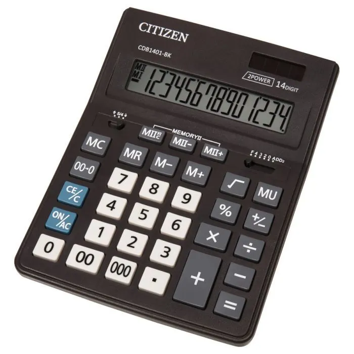 Калькулятор Citizen CDB1401-BK изображение 2