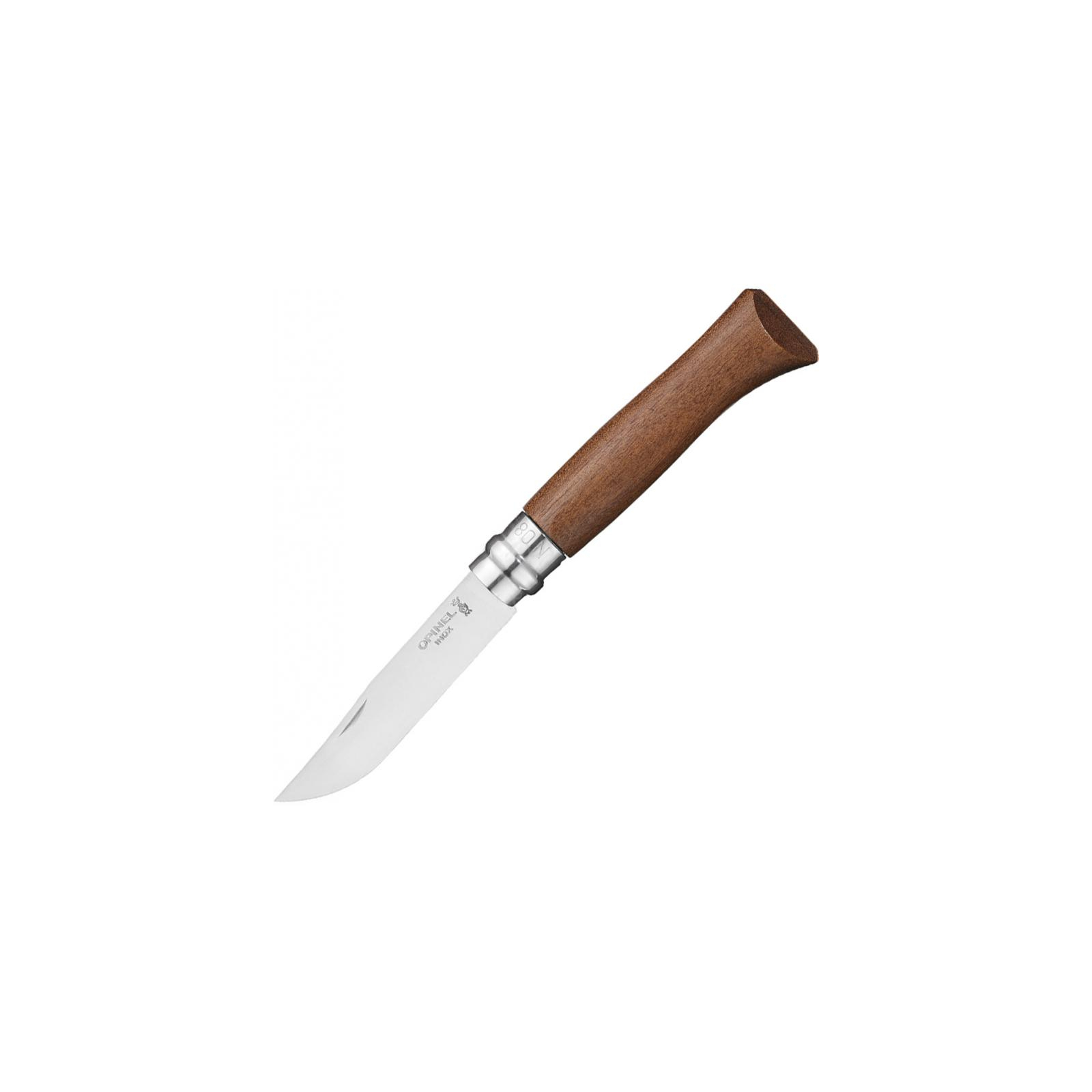 Нож Opinel №8 Inox VRI, рукоять - орех, в коробке (002022)