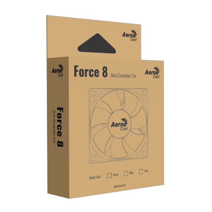 Кулер до корпусу AeroCool 4718009157927 (Force 8 Black Molex) зображення 7