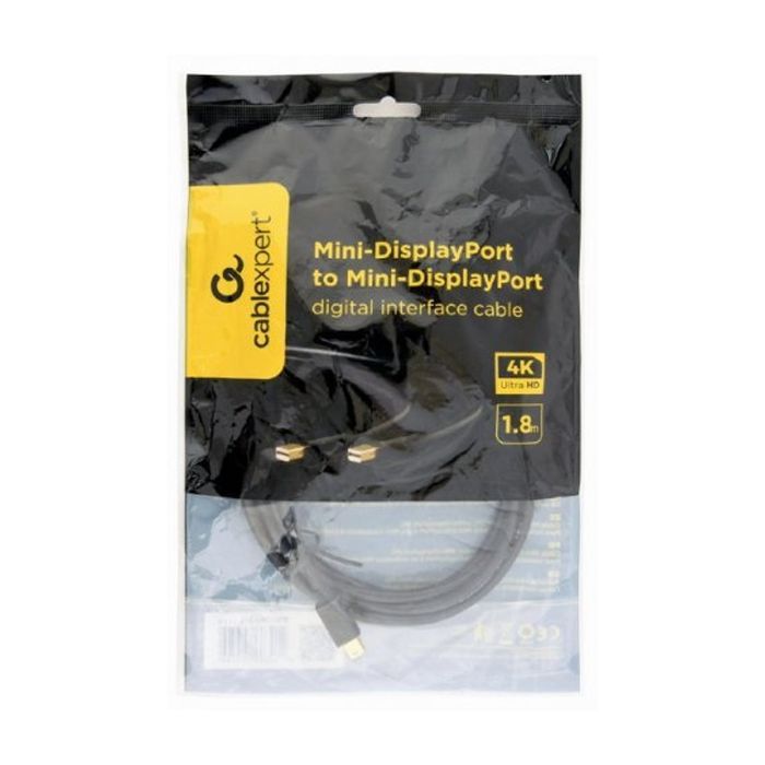 Кабель мультимедийный miniDisplayPort to miniDisplayPort 1.8m Cablexpert (CCP-mDPmDP2-6) изображение 2