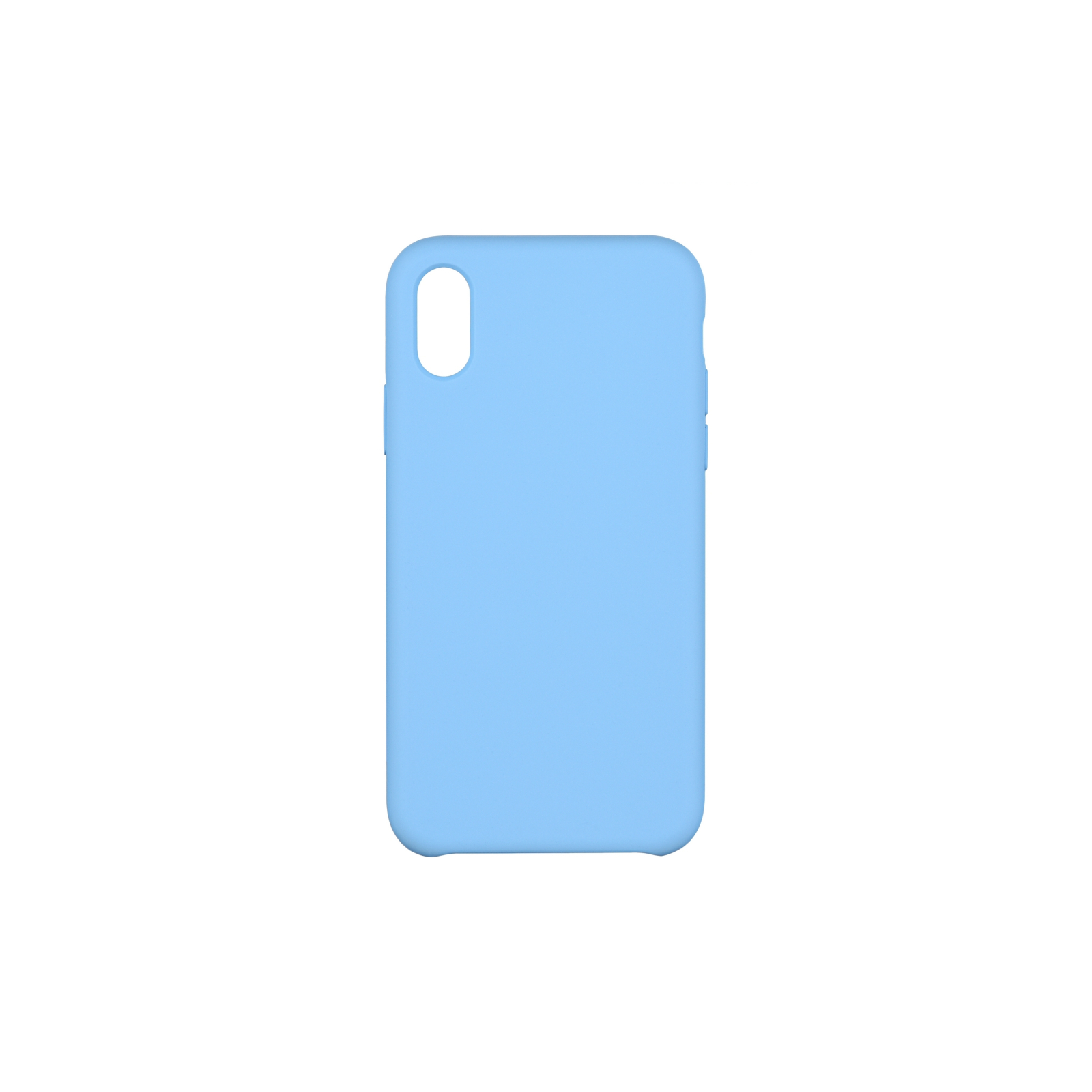 Чехол для мобильного телефона 2E Apple iPhone XS, Liquid Silicone, Skyblue (2E-IPH-XS-NKSLS-SKB)