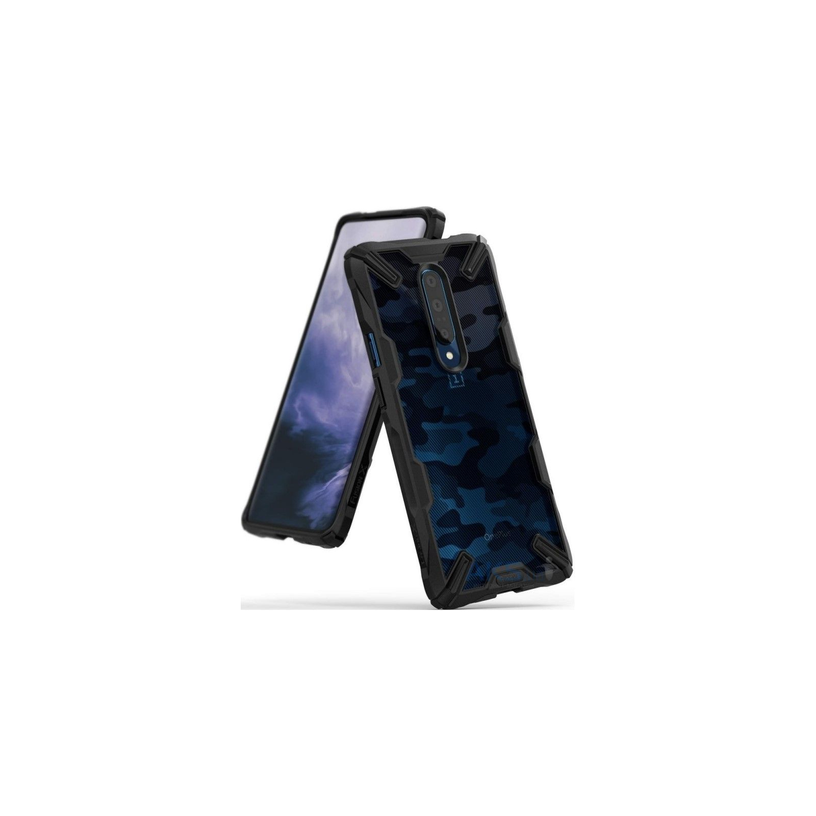 Чохол до мобільного телефона Ringke Fusion X Design для OnePlus 7 Pro Camo Black (RCO4545)