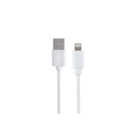 Дата кабель USB 2.0 AM to Lightning 1.0m white 2E (2E-CCLPVC-1MWT)