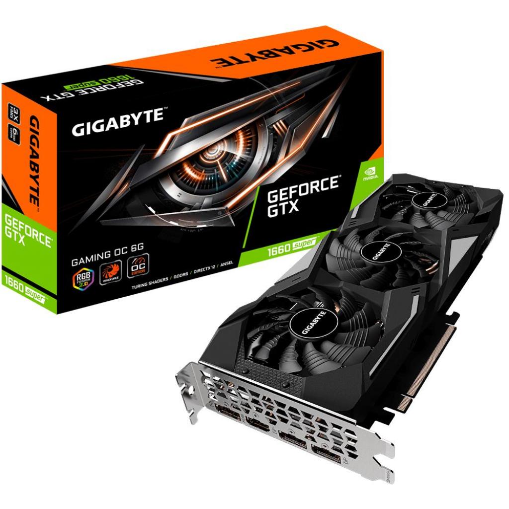 Відеокарта GIGABYTE GeForce GTX1660 SUPER 6144Mb GAMING OC (GV-N166SGAMING OC-6GD)
