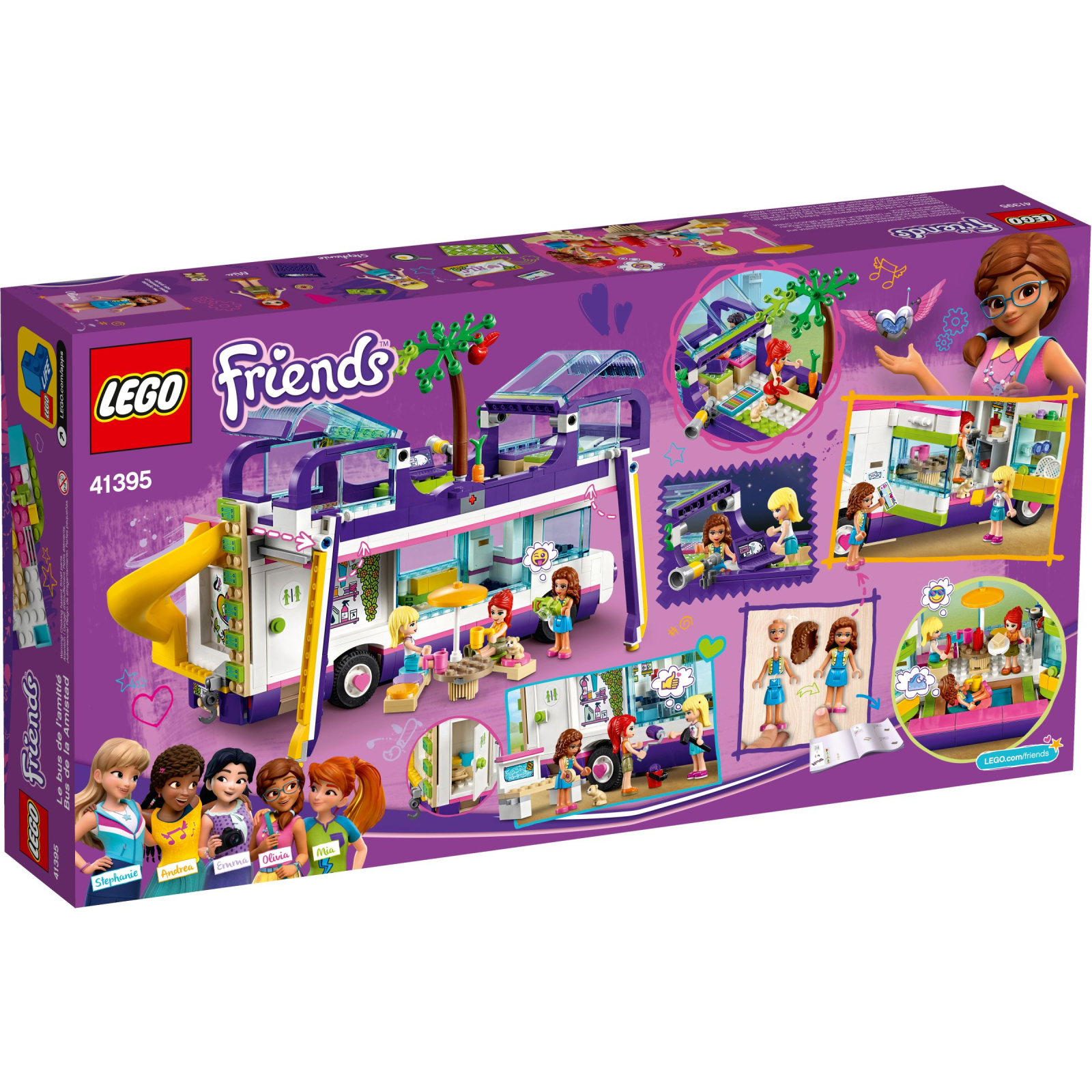 Конструктор LEGO Friends Автобус друзів 778 деталей (41395) зображення 6