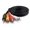 Кабель мультимедийный Jack 3.5mm male to 3RCA 1.5m Extradigital (KBV1731) изображение 2