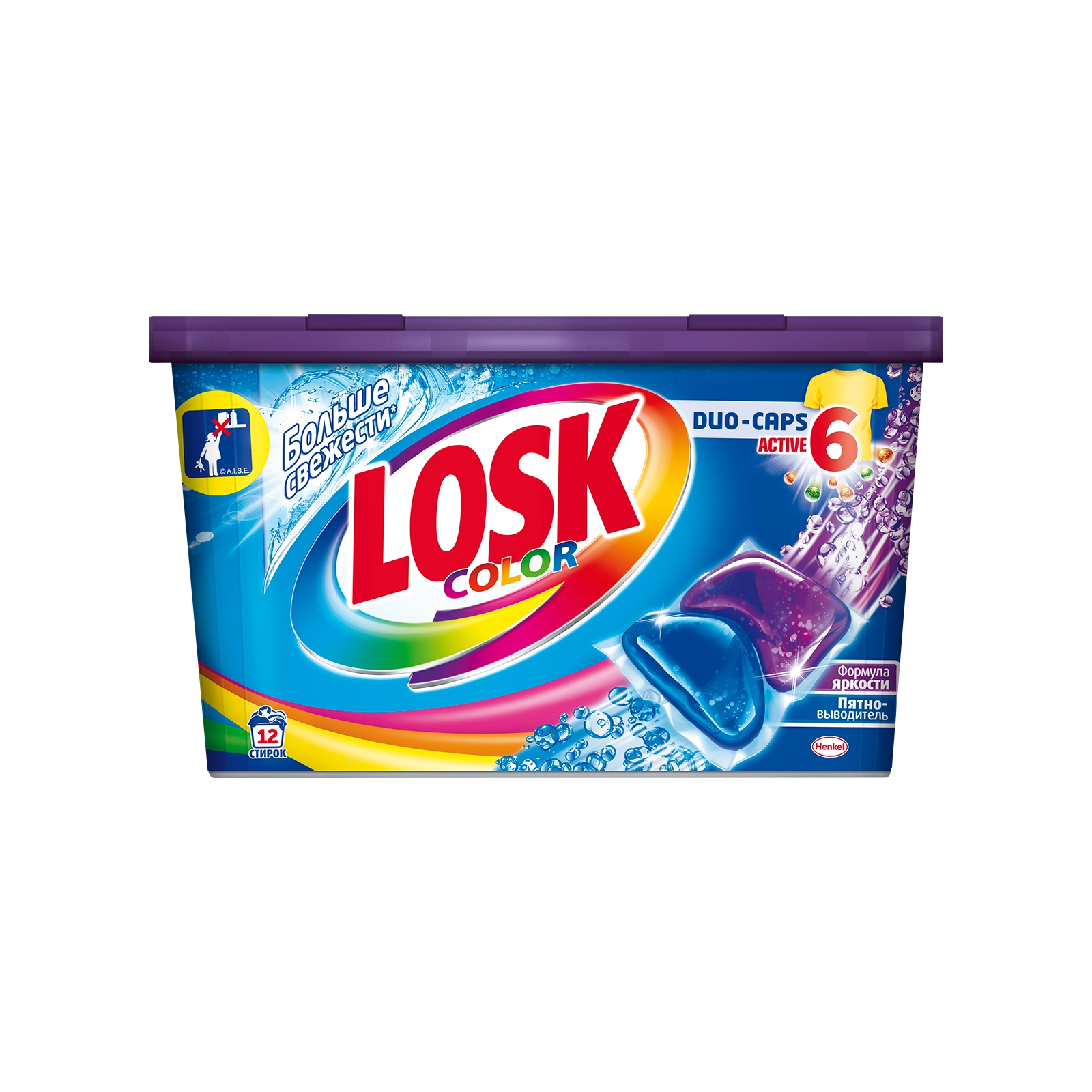 Капсули для прання Losk Колір, 12 шт (9000101411911)