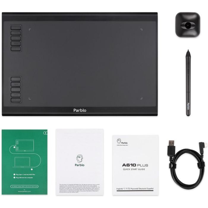Графический планшет Parblo A610 Plus изображение 9