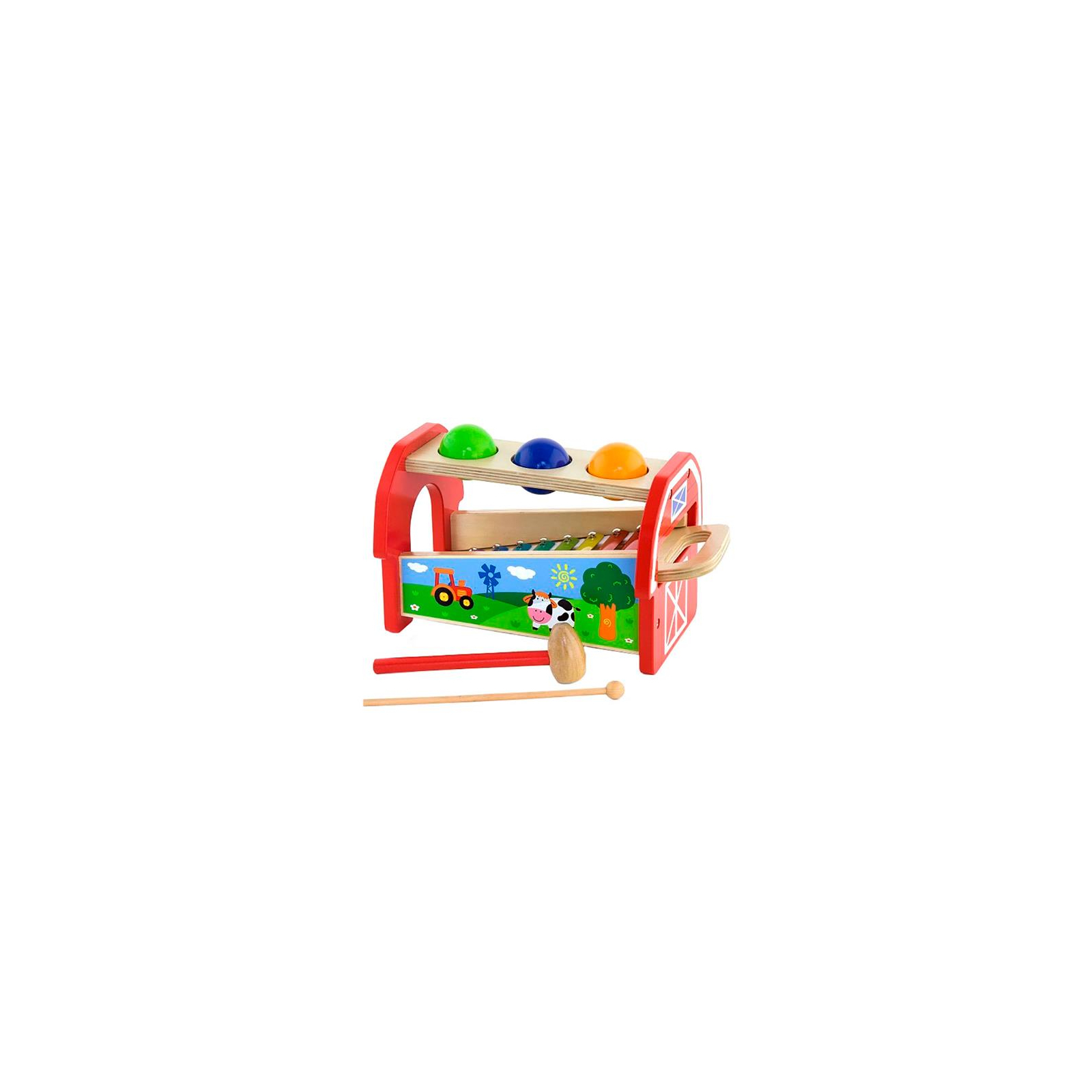 Розвиваюча іграшка Viga Toys 2-в-1 Ксилофон (50348) зображення 2