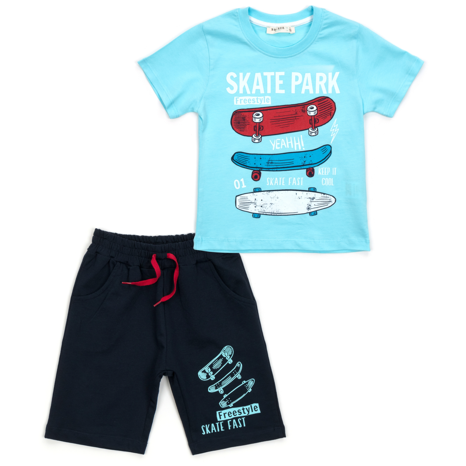Набір дитячого одягу Breeze "SKATE PARK" (13357-128B-blue)