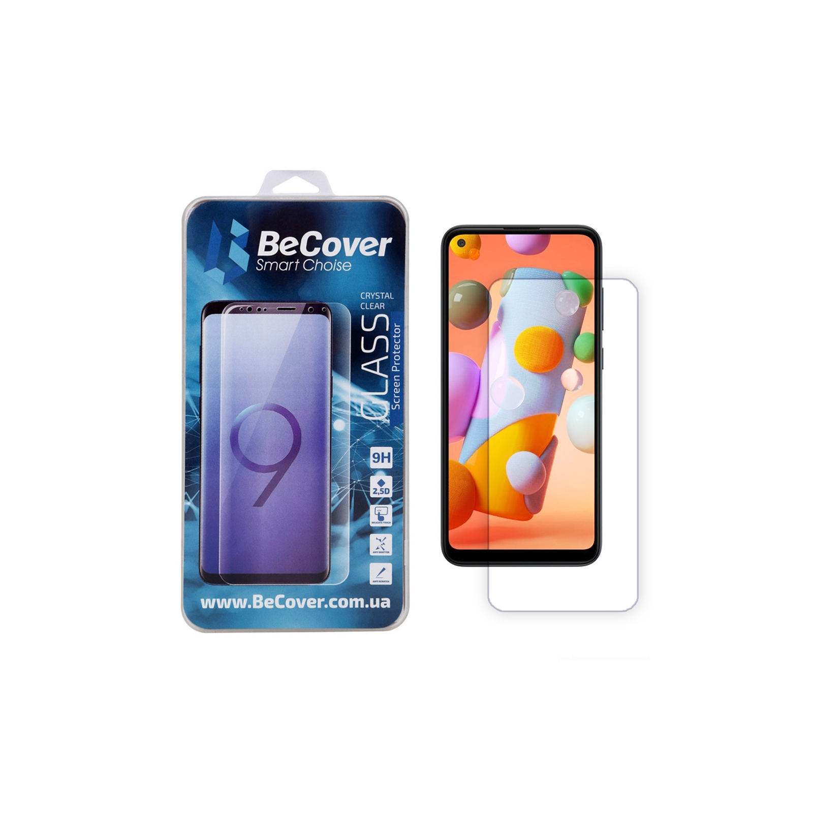 Стекло защитное BeCover Samsung Galaxy A11 SM-A115 Crystal Clear Glass (704842)