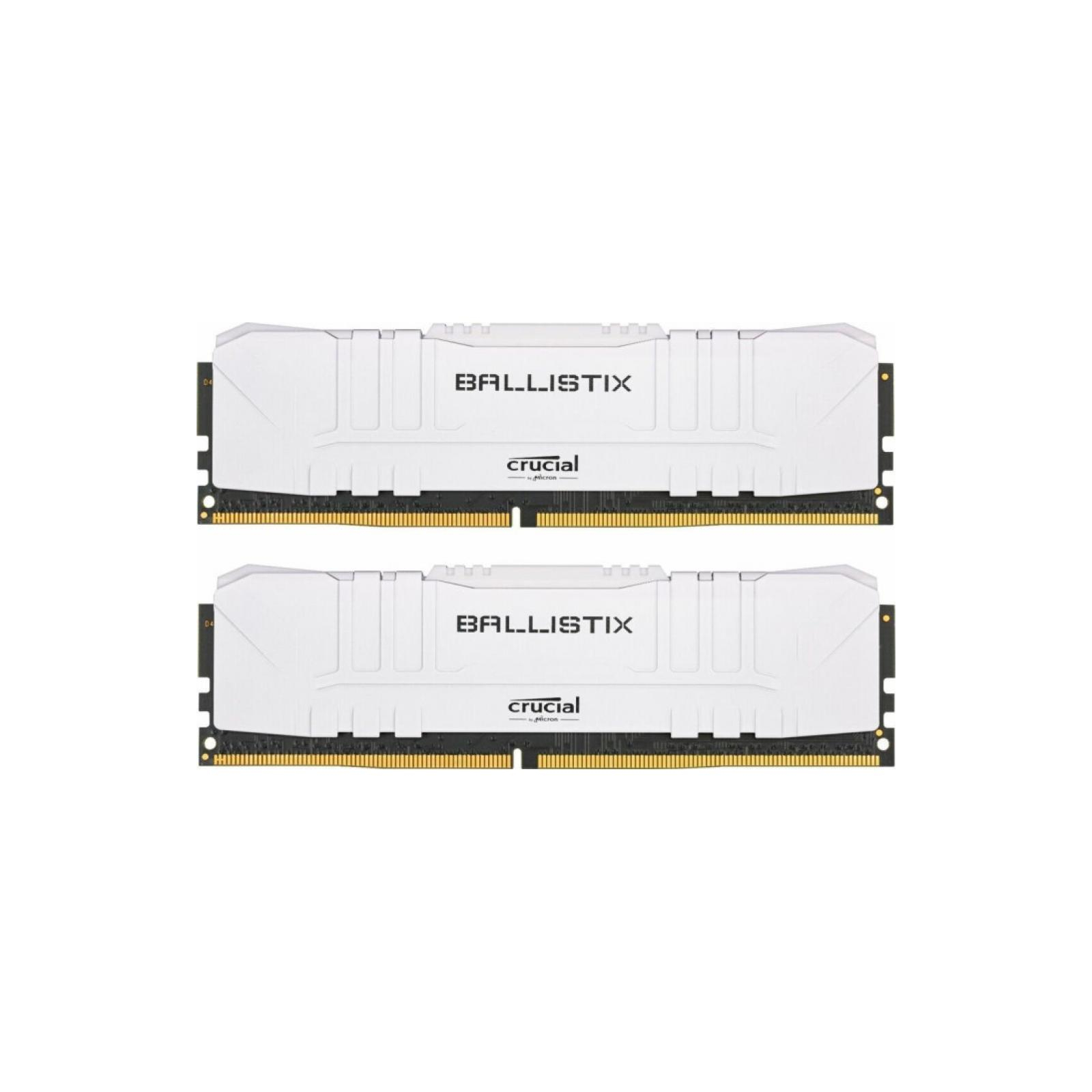 Модуль памяти для компьютера DDR4 16GB (2x8GB) 3200 MHz Ballistix White Micron (BL2K8G32C16U4W)